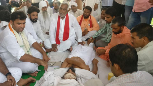 hunger strike ...